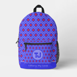 Cool Groomsmen High School Personalised Sports Bac Printed Backpack