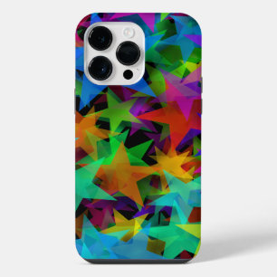 Cool Groovy Rainbow Stars iPhone 14 Pro Max Case