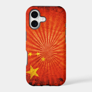 Cool Grunge Chinese Flag