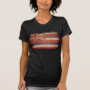 Cool Grunge Hawaii Flag T-Shirt