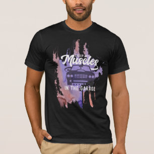Cool Grunge Muscle Shirt Car Graphic Design