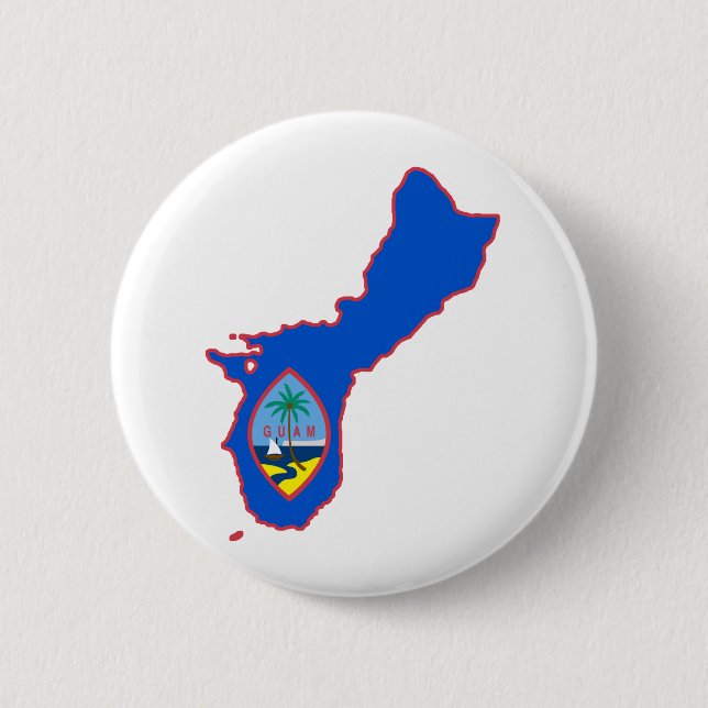 Cool Guam 6 Cm Round Badge (Front)