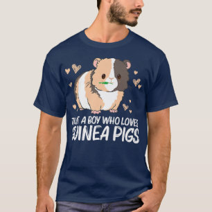 Cool Guinea Pig For Boys Kids Wheek Fluffy Cavy Pe T-Shirt