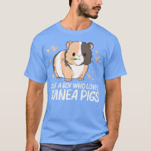 Cool Guinea Pig For Boys Kids Wheek Fluffy Cavy Pe T-Shirt