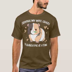 Cool Guinea Pig For Men Dad Wheek Fluffy Cavy Pet  T-Shirt