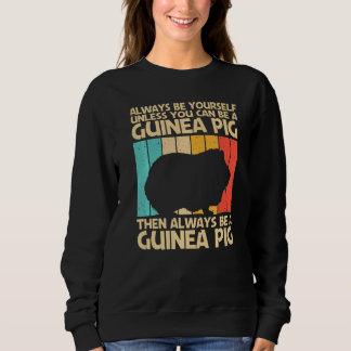 Cool Guinea Pig For Men Women Cavy Pet Rodent      Sweatshirt