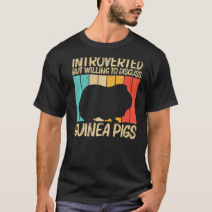 Cool Guinea Pig For Men Women Cavy Pet Rodent      T-Shirt
