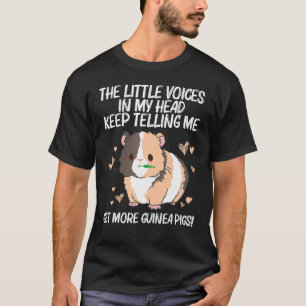 Cool Guinea Pig For Men Women Wheek Fluffy Cavy Pe T-Shirt