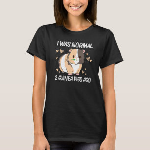 Cool Guinea Pig For Men Women Wheek Fluffy Cavy Pe T-Shirt