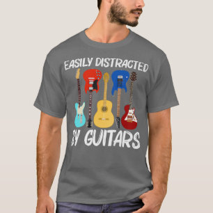 Cool Guitar Design For Men Women Band Player Music T-Shirt