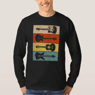 Cool Guitar For Men Women Vintage Guitar Guitarist T-Shirt