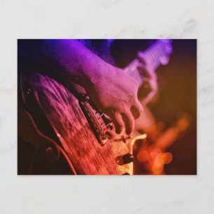 Cool Guitar Postcard