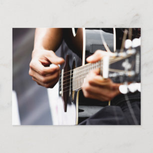 Cool Guitar Postcard