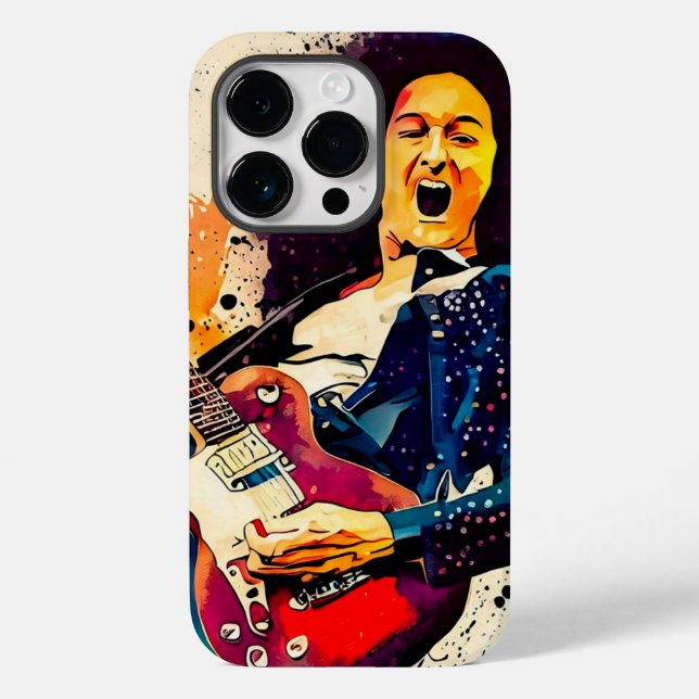 cool guitarist Case-Mate iPhone case (Back)