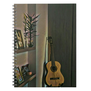 Cool guitarist gift notebook