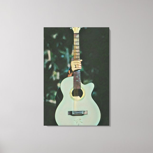 Cool guitarist gifts canvas print (Front)