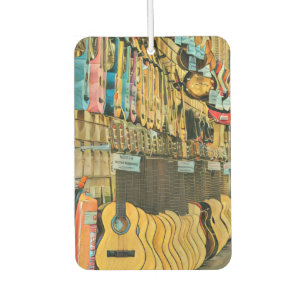 Cool guitarist gifts car air freshener