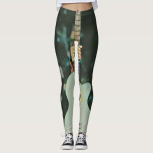 Cool guitarist gifts leggings