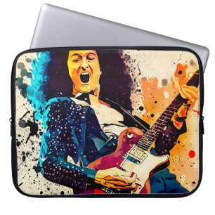 cool guitarist laptop sleeve