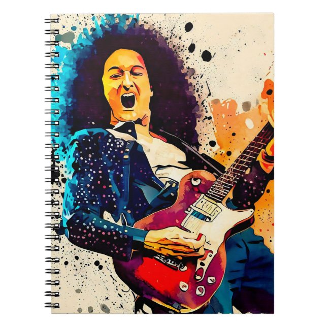 cool guitarist notebook (Front)