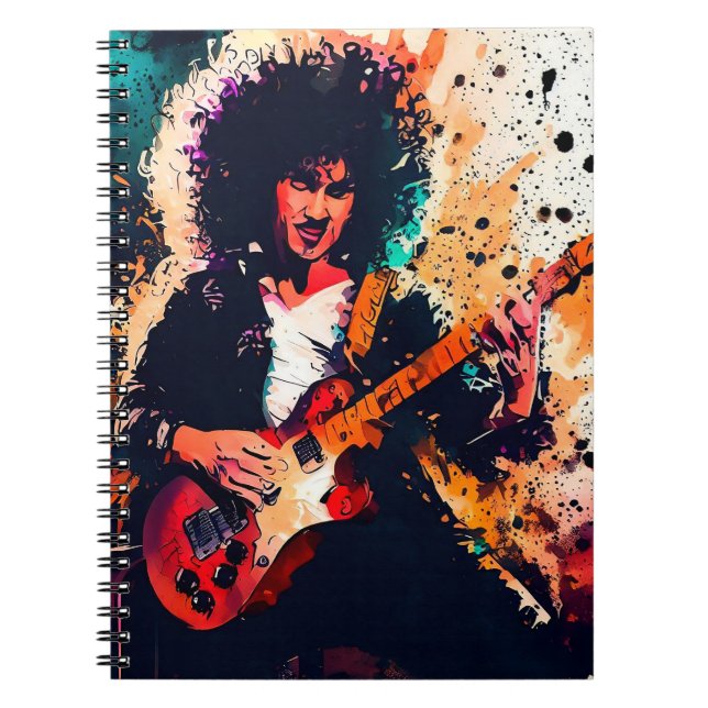 cool guitarist notebook (Front)
