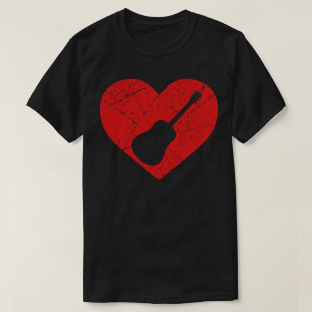 Cool Guitarver Gift Design T-Shirt (Design Front)