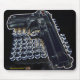 Cool gun photo mousepad (Front)