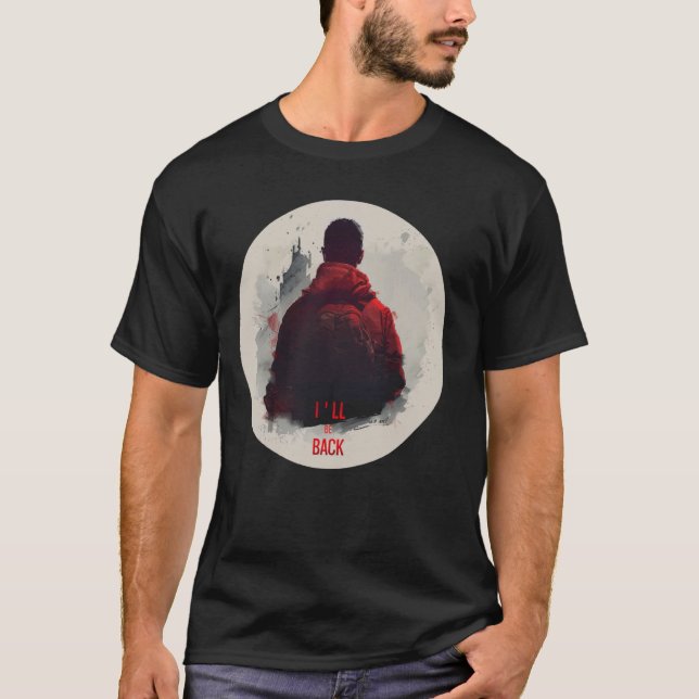 Cool Guy and I'll be back Statement Costume T-Shirt (Front)