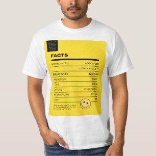 "Cool Guy Facts T-Shirt: Discover Fascinating T" T-Shirt