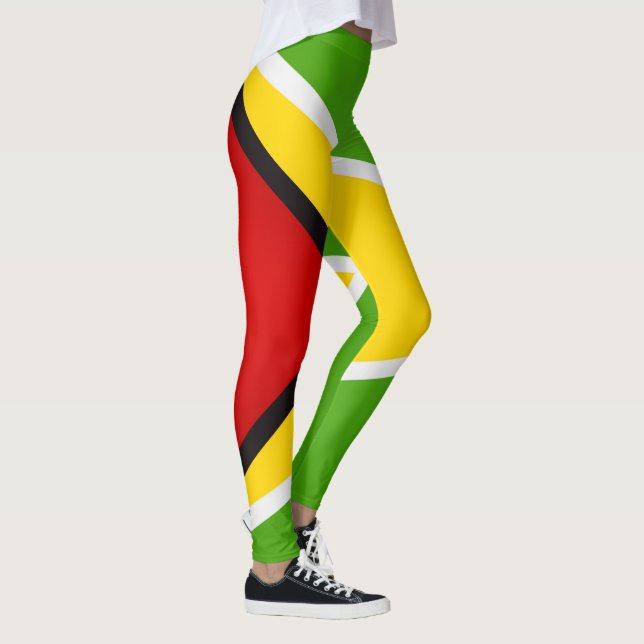 Cool Guyana Flag Fashion Leggings (Right)