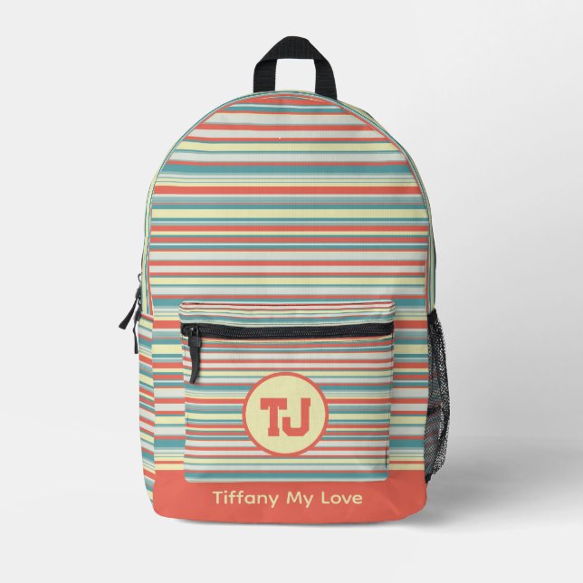 Cool Gym Girly Personalised Sports Backpack (Front)