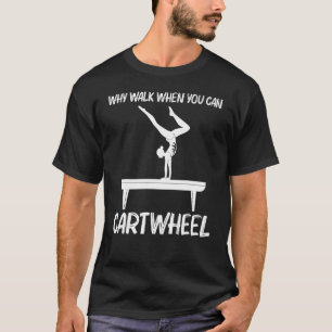 Cool Gymnastics For Men Women Gymnast Tumbling Han T-Shirt