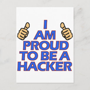 cool Hacker designs Postcard