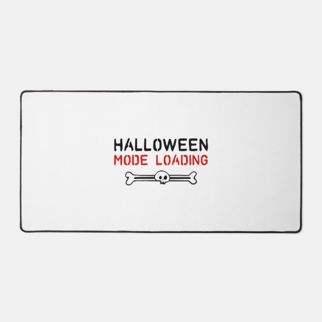 Cool Halloween Saying Halloween Party Desk Mat (Front)