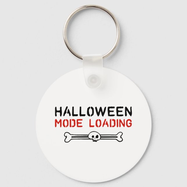 Cool Halloween Saying Halloween Party Key Ring (Front)