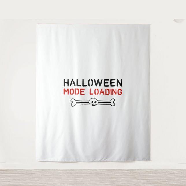 Cool Halloween Saying Halloween Party Tapestry (Front)