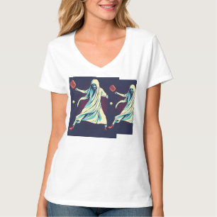 Cool Halloween Skull Art, Spooky Death Them T-Shirt