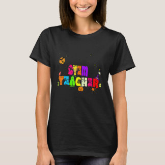 Cool Halloween STEM Teacher Costume Halloween Desi T-Shirt