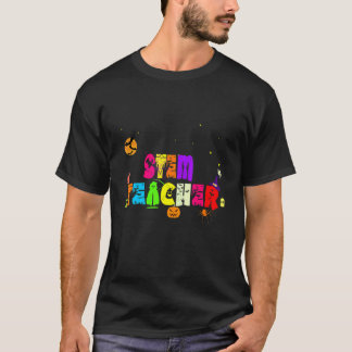 Cool Halloween STEM Teacher Costume Halloween Desi T-Shirt