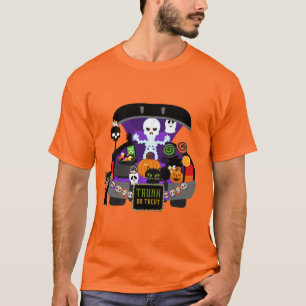 cool Halloween trunk treat Holiday T-Shirt