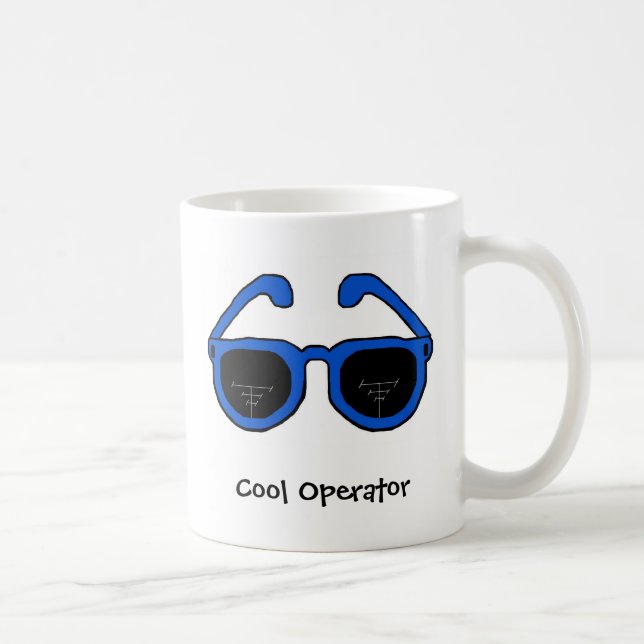 Cool Ham Radio Operator Mug (Right)