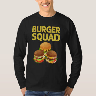 Cool Hamburger Men Women Cheeseburger Fast Food Bu T-Shirt