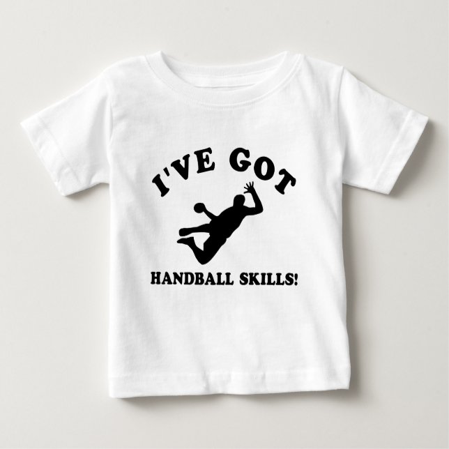 COOL HANDBALL SKILLS DESIGNS BABY T-Shirt (Front)