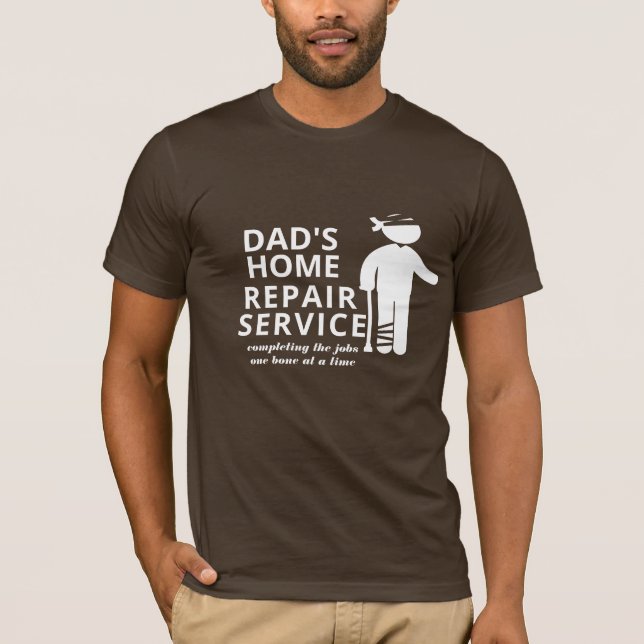 Cool Handyman Dad Shirt, Funny Husband  T-Shirt (Front)