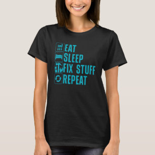 Cool Handyman For Men Women Maintenance Mechanic E T-Shirt