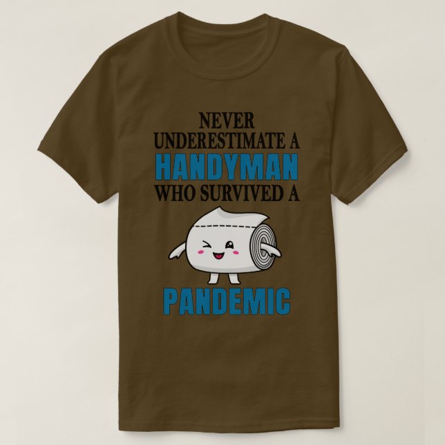 Cool Handyman Paramedic T-Shirt (Design Front)