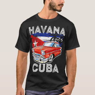 Cool Havana Cuba Retro Vintage Muscle s Graphic T-Shirt