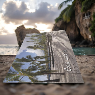 Cool Hawaiian Beach Panorama Travel Photo Yoga Mat