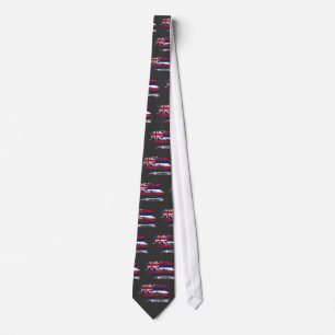 Cool Hawaiian flag design Tie