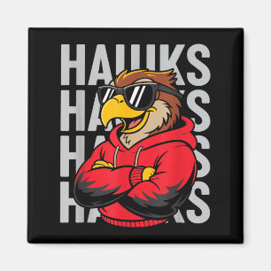 Cool Hawk Gift For Men Women Boys Girls Kids Magnet